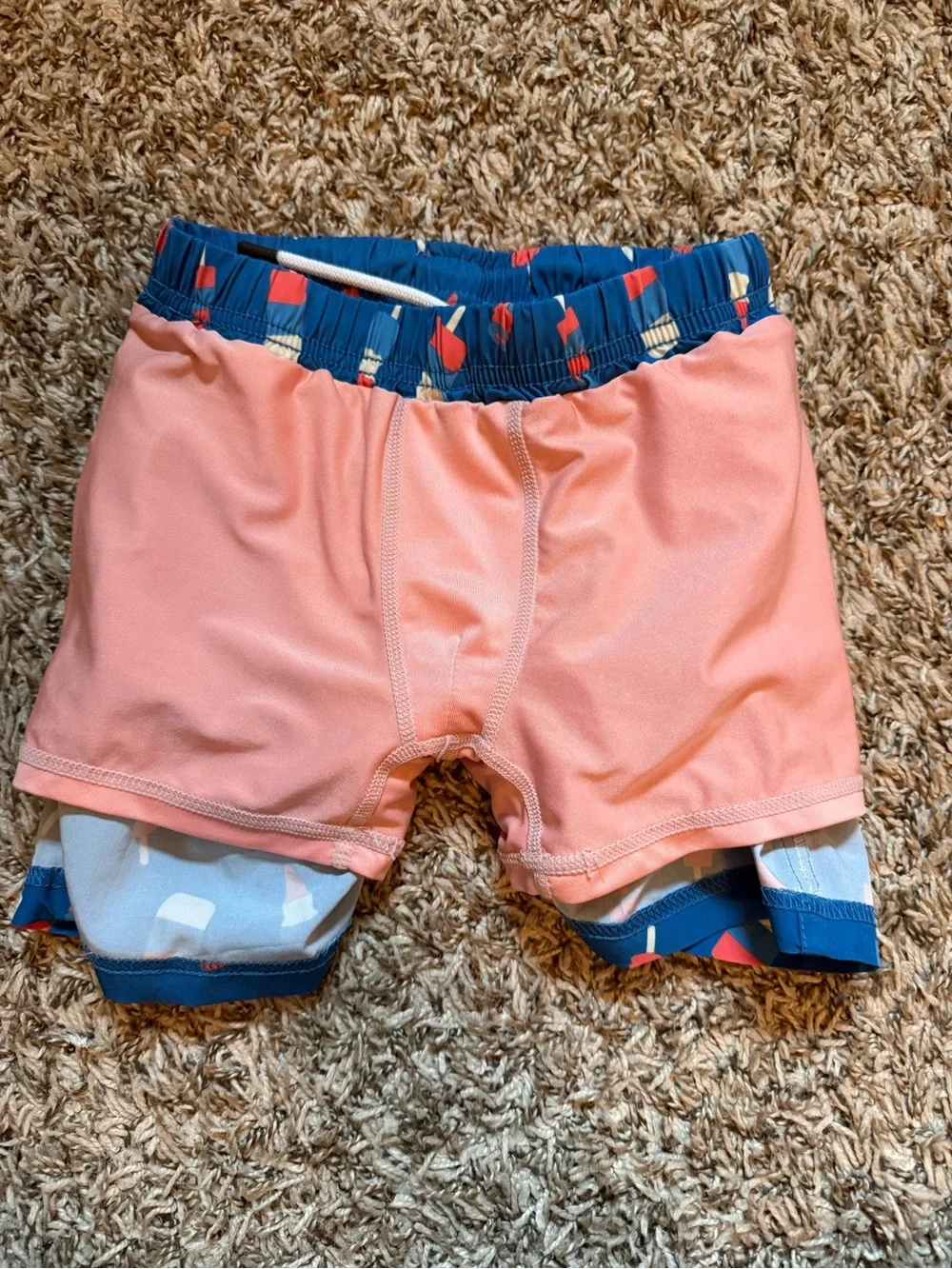 Boys’ popsicle motif swim trunks size 5/6